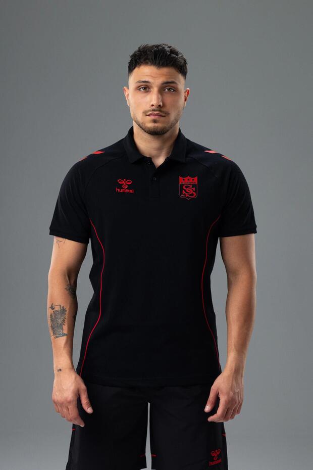 Sivasspor Target Camp T-Shirt Black-Red