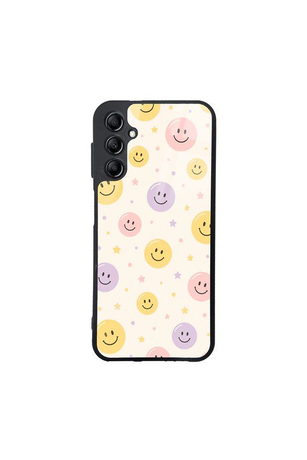 Galaxy A14 5g Case with Camera Lens Protection Patterned Silicone Superior Protection Omsy