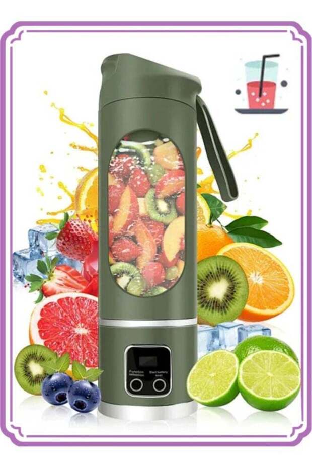 Portable Blender Electric Juicer Fruit Mixers Rechargeable Smoothie Mini Blender Personal Juicer