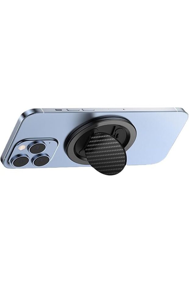 Carbon Fiber MagSafe Collapsible Phone Grip