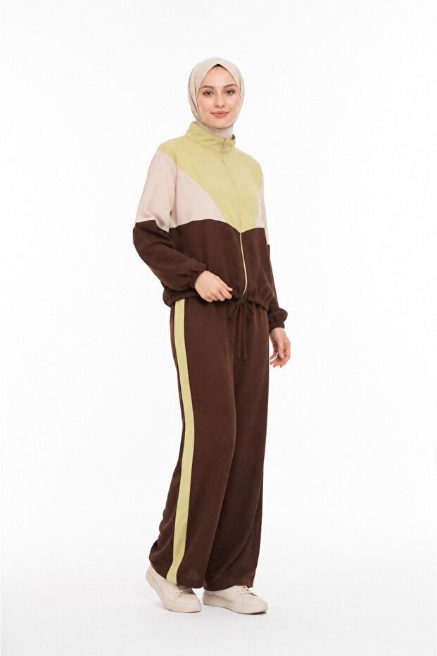 Zippered Hijab Sports Set
