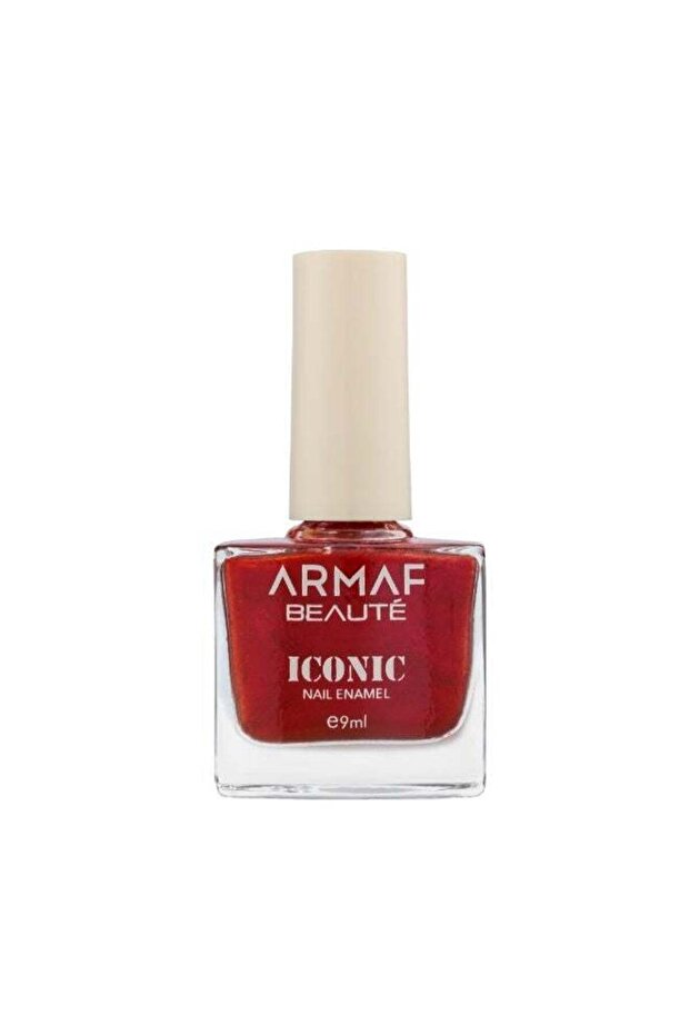 Iconic Nail Enamel PL004 Star Garnet, 9ml | High Shine Nail Polish | Chip-Resistant Formula | Smooth Gloss Finish | Long-Lasting & Easy Application