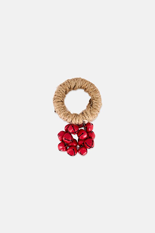 Merry Christmas Classic Napkin Ring, Red