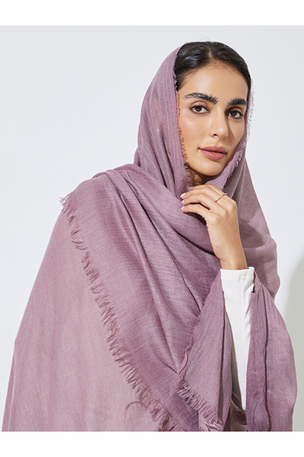 Cotton Like Fabric Slight Texture Hijab