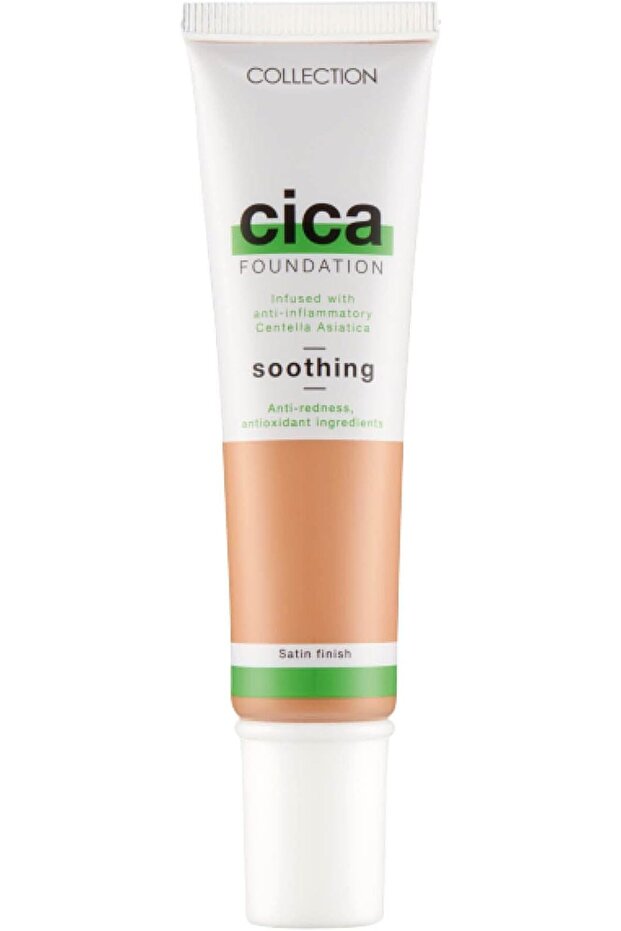 Hydrating Medium Coverage Cica Foundation Infused with Anti-Redness - Piraline 30ml