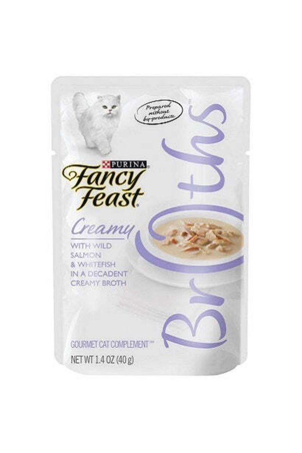 Classic Broths Salmon & WhiteFish Wet Cat Food 40G