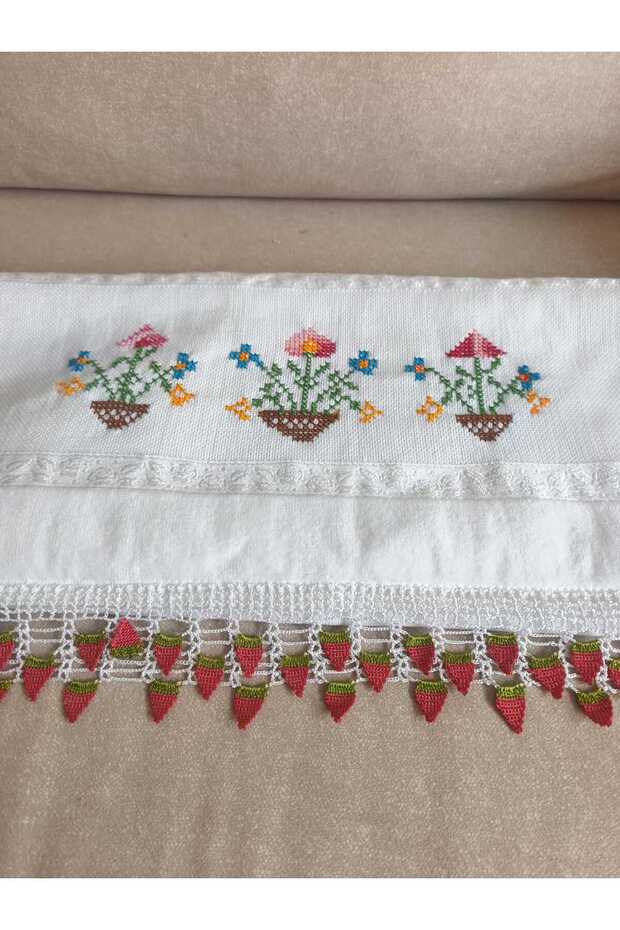 Handmade Embroidered and Handcrafted Dowry Gift Towel