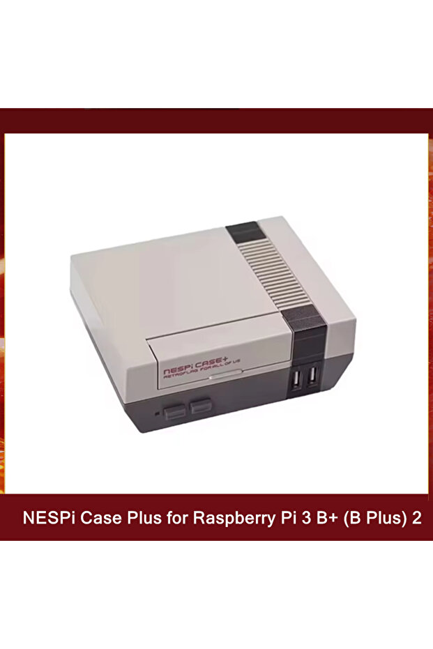 حافظة NESPi Plus من Retroflag مع زر تشغيل وظيفي وإيقاف آمن لـ RetroPie Ra