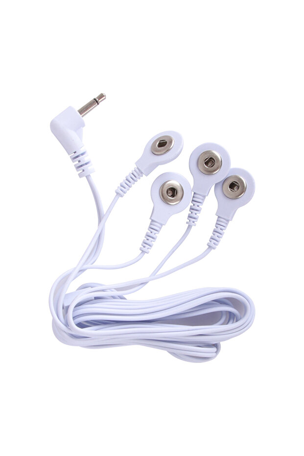 2.5 4T 1P 2.5mm Electrode Cable Line for Tens Acupuncture Therapy Massager Nerve Muscle Stimulator E