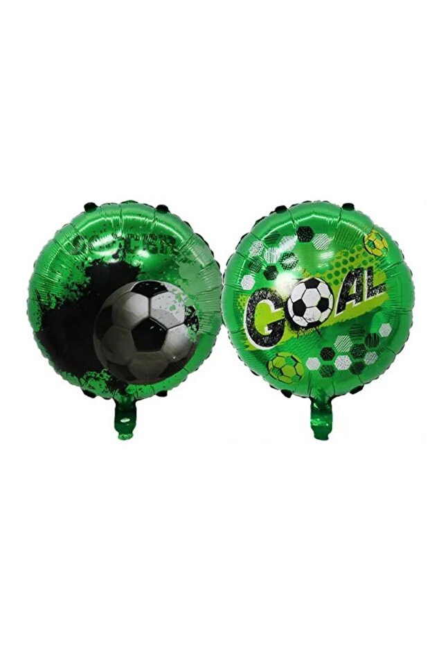 Double Sided Green Color Football Foil Balloon 1 Piece