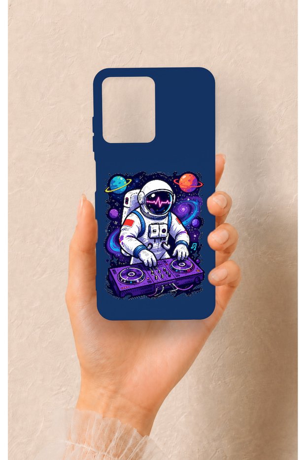 Casper Via M40 Compatible Astronaut Dj Patterned Silicone Case
