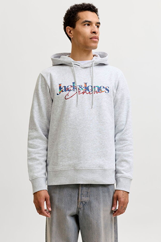 Men's Chest Printed Hooded Sweatshirt - Tom