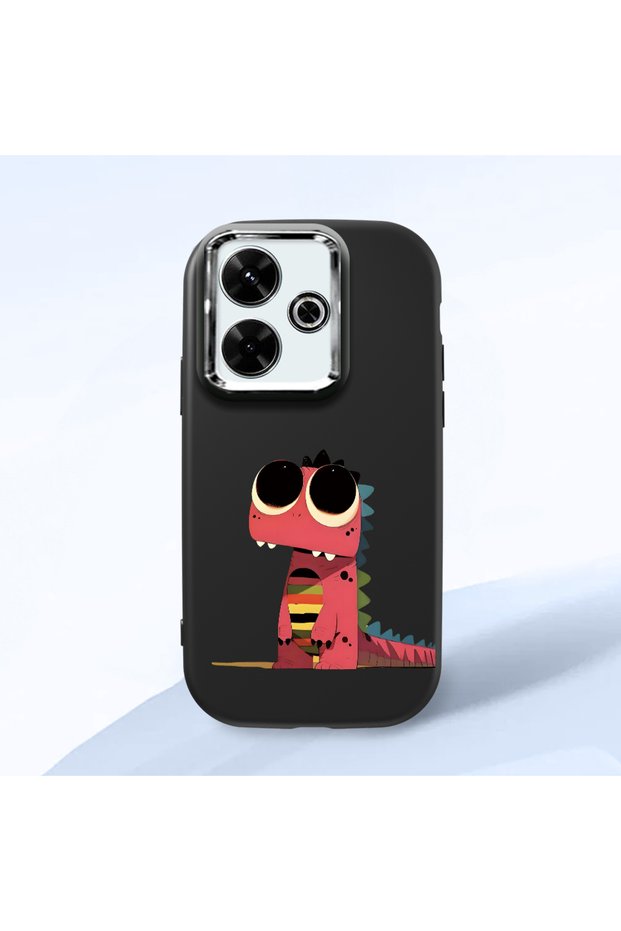 Poco M6 4g Compatible Shock-Absorbing Camera Protected Black Silicone Case