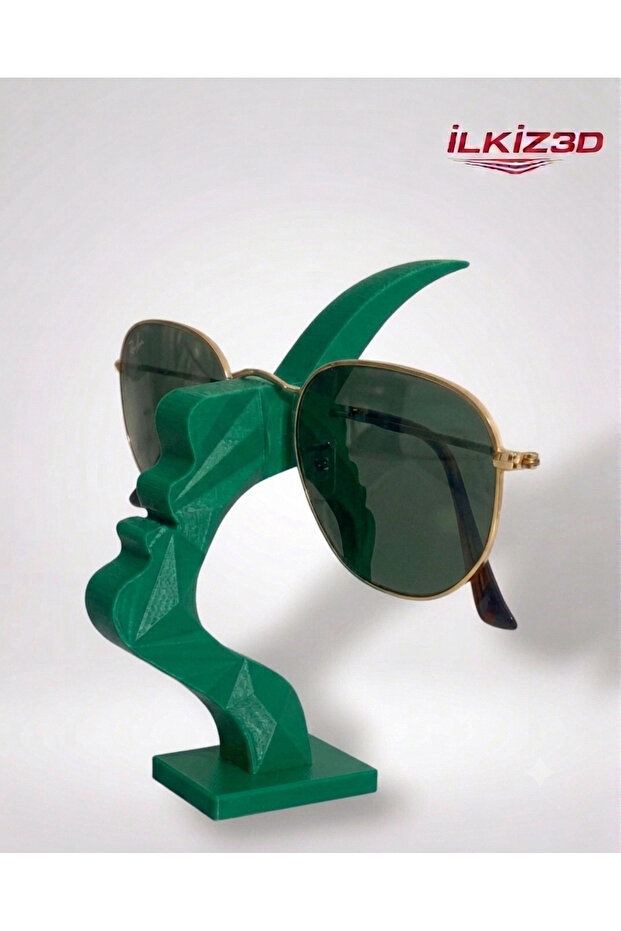 حامل نظارات بتصميم وجه تجريدي عصري