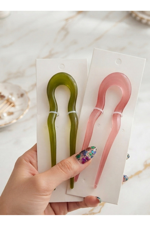 مشبك على شكل كرة طراز U مكون من قطعتين، مشبك على شكل كرة طراز فرنسي
