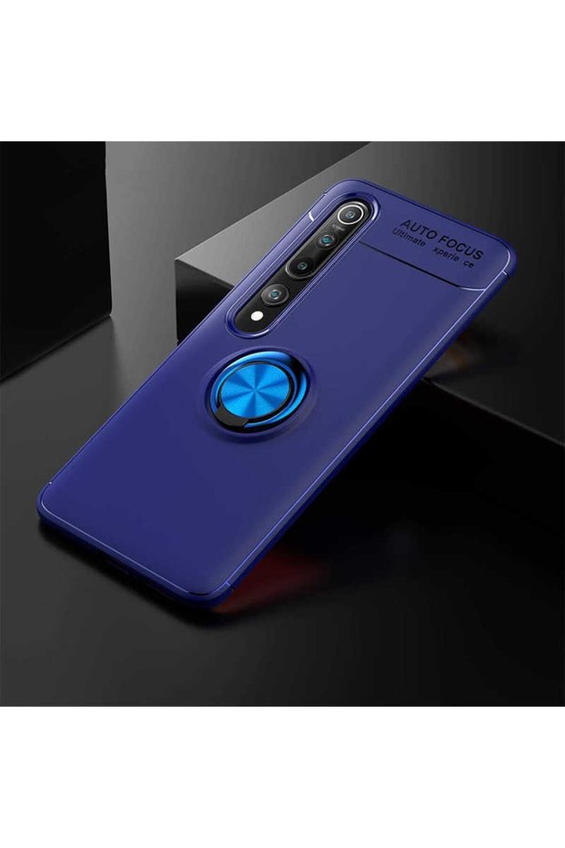 Silicone Ravel Cover with Rotatable Ring Stand for Xiaomi Mi 10 Compatible Mobile Phone