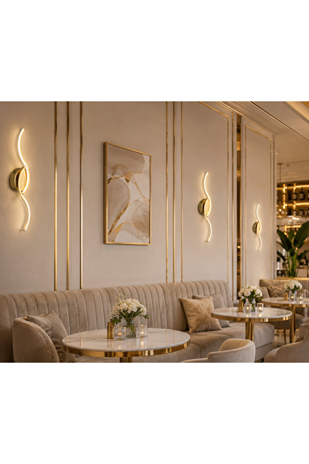Tt9005-Sr (with Daylight Led) Seagull Model Yellow Coated Led Sconce