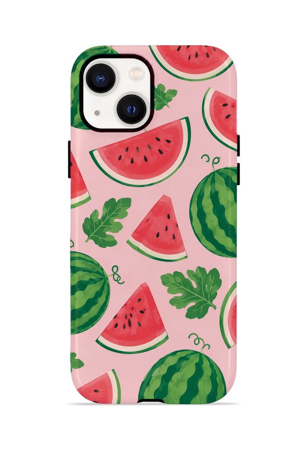 iPhone 14 Vorian Double Layer Case Watermelon Garden Party
