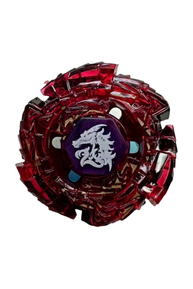 BB98-red 4D Single Metal Fusion Spinning Top, Durable Battle Gyro Toy with Random Parts