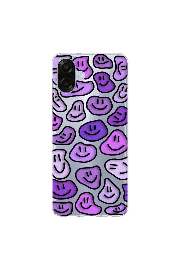 Samsung Galaxy A07 Compatible Wallpaper 6 Design Transparent Case