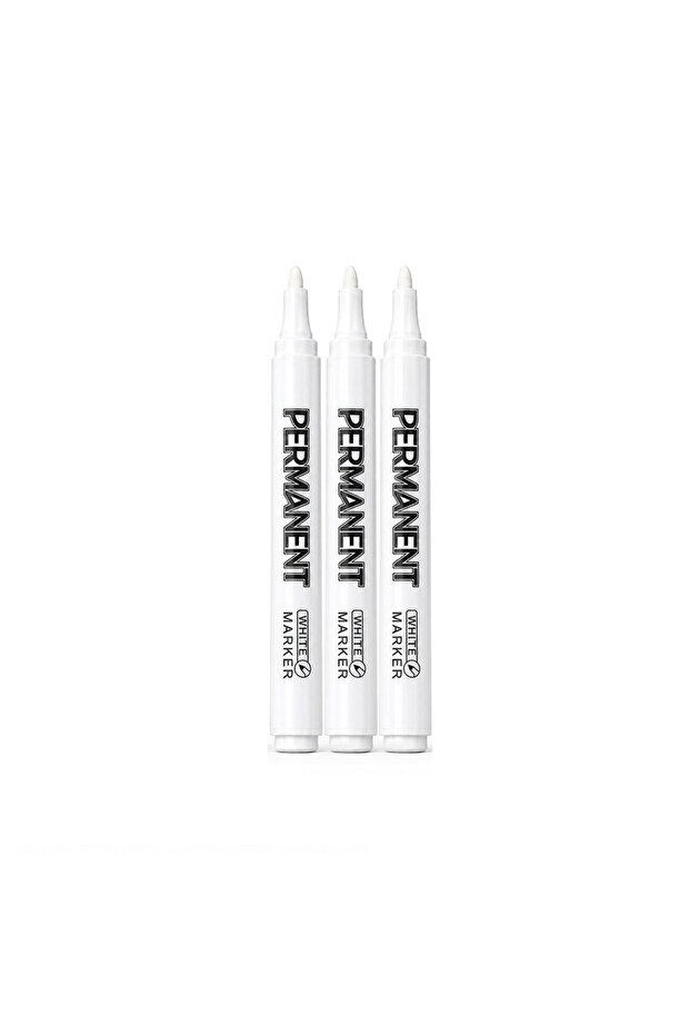 3 Pcs 2/3/5/8/10/12 Pcs White Permanent Paint Markers Waterproof Fade-Resistant Quick Dry Tire Ceram