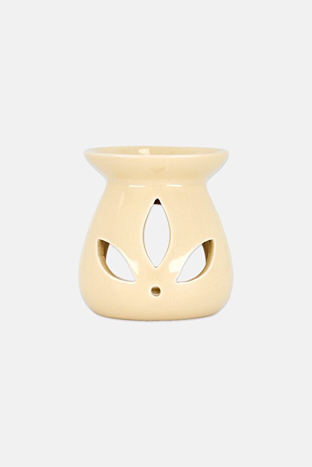 Stoneware Burner ,Beige