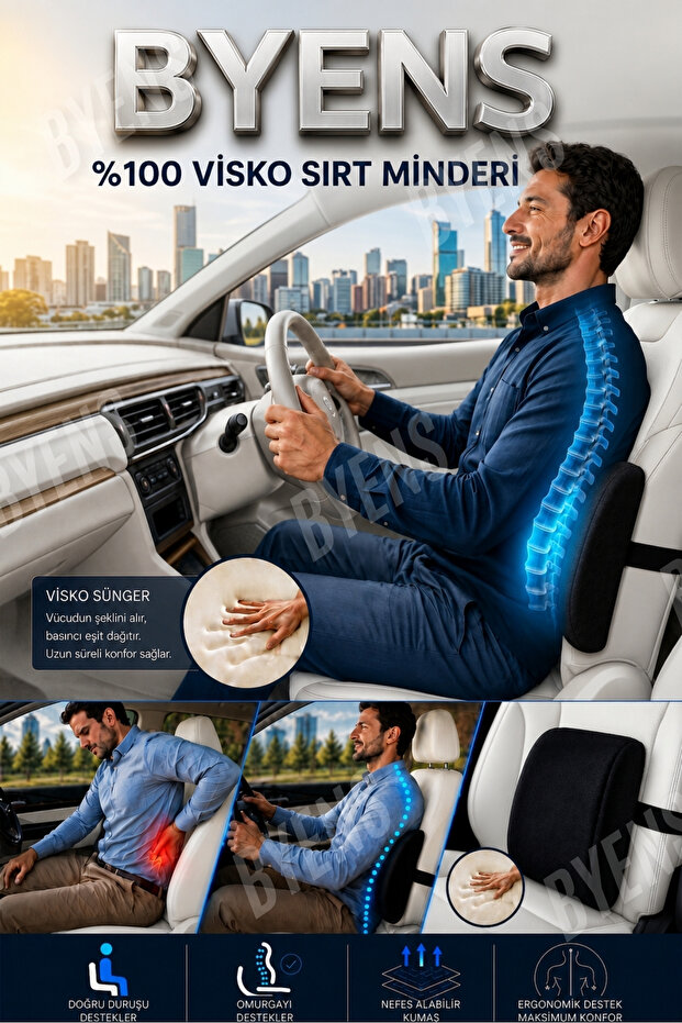 Car seat cushion vehicle lumbar support car pillow back support office cushion support chair medical orthopedic rest computer cushion