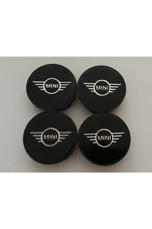 Wheel Hub Mini Cooper 58/55 55 mm Slot Set of 4 Black