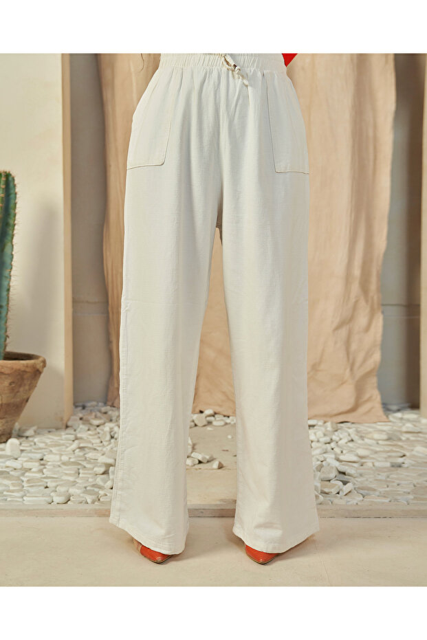 The All Day Flow Pants (Off White)