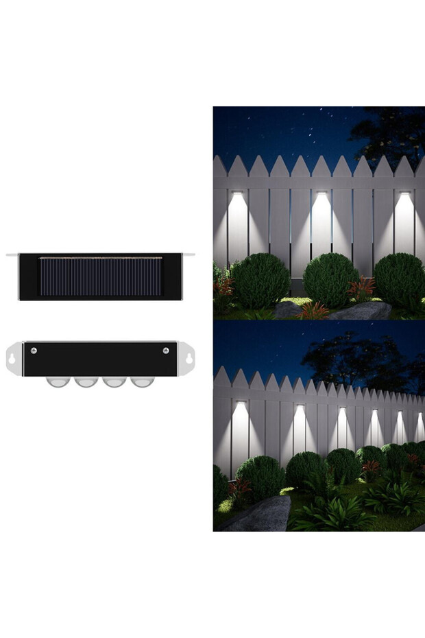 Waterproof ABS outdoor solar wall light