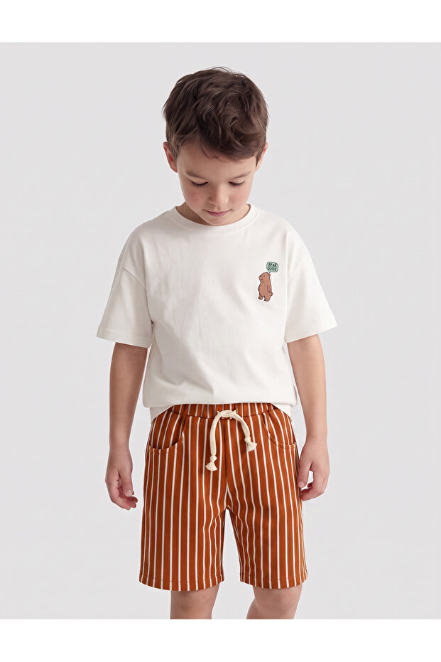 Boy's Striped Shorts