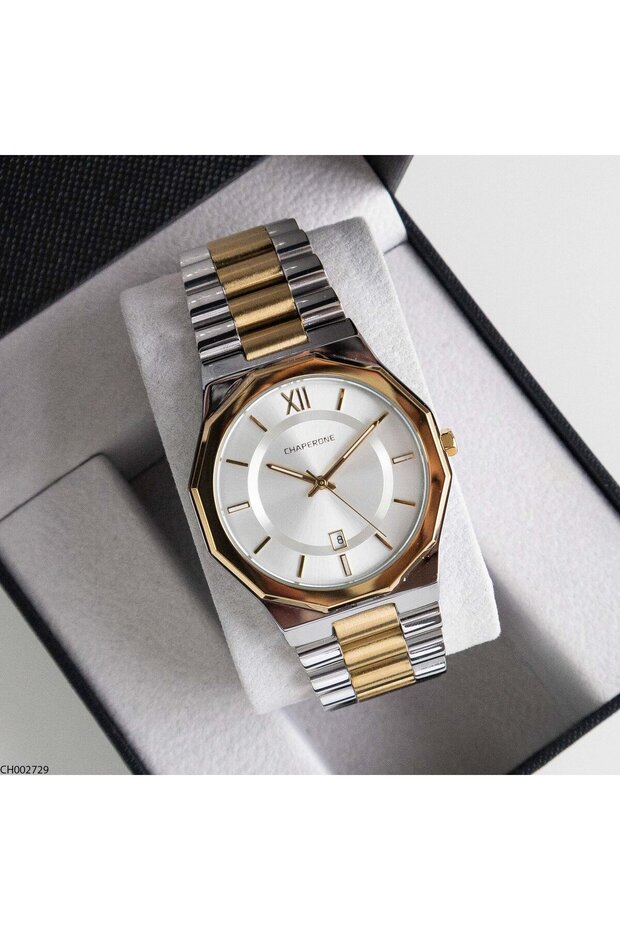 Ch002729 Men's Wristwatch with Steel Strap