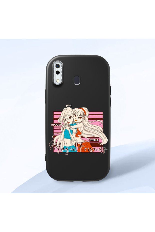 Samsung Galaxy A20 Compatible Black Silicone Case with Shock-Absorbing Camera Protections