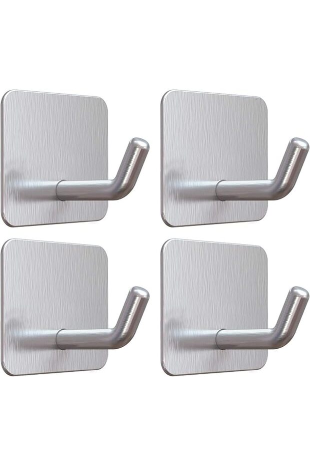 Adhesive Hooks for Wall, Wall Hooks, Coat Robe Hooks Bathroom Kitchen Self Adhesive Hooks, Sticky Ho