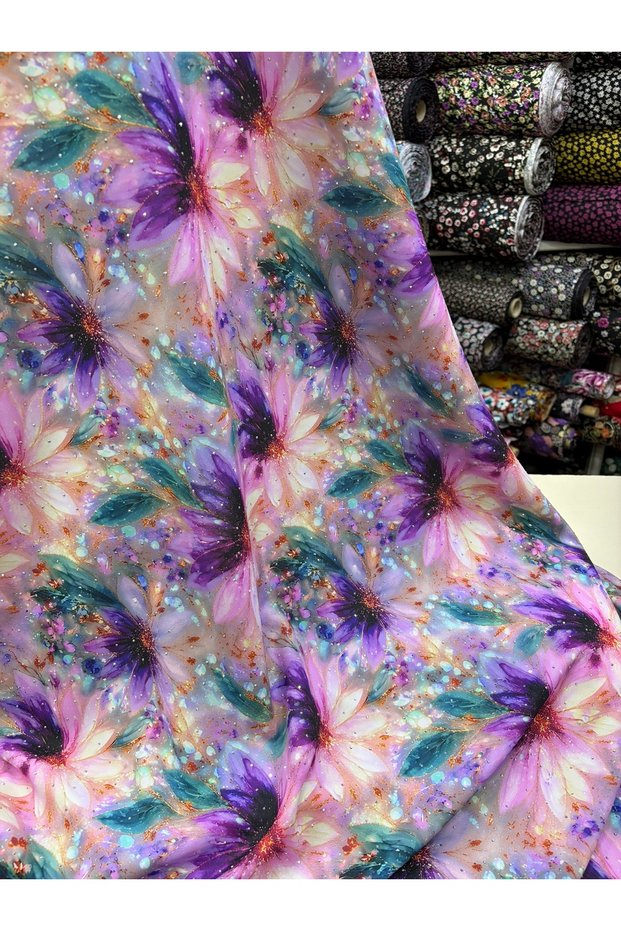 Three-Dimensional Digital Pearl Stone Jesica Fabric