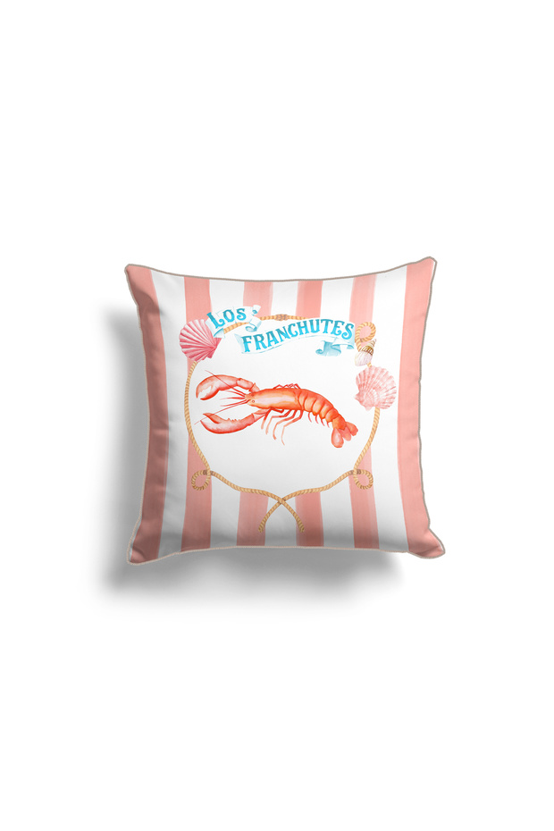 Rope-Piped Throw Pillow Cover