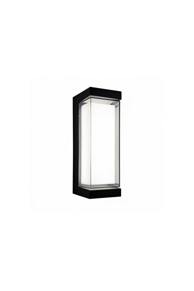 Cube Wall Light 14 Watt Black Aluminum B 2471