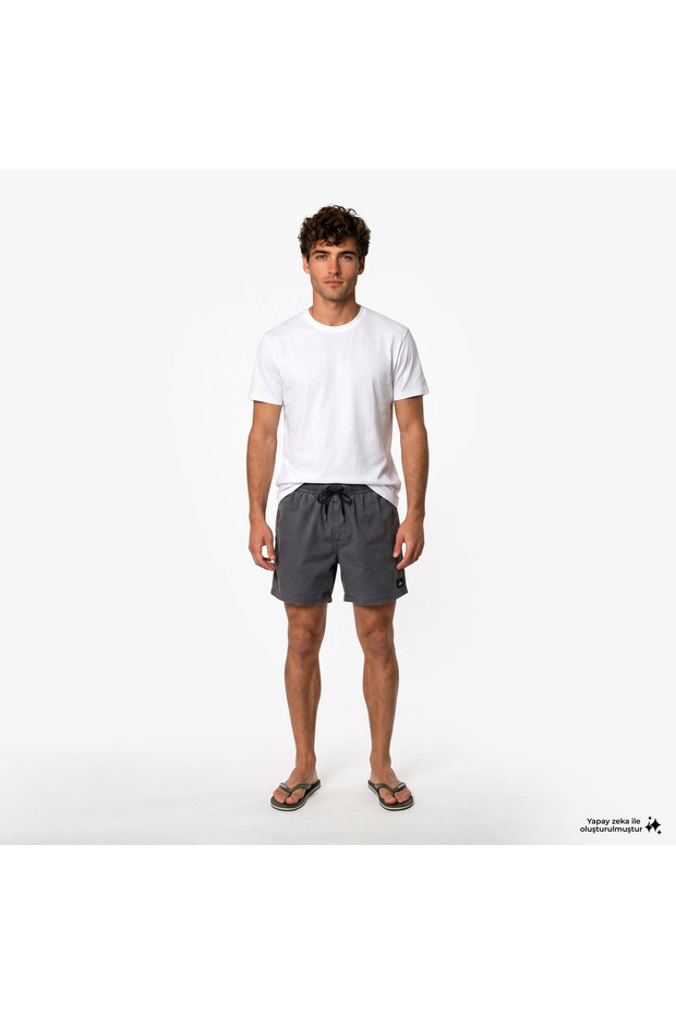 Everyday Surfwash Volley 15 Men's Black Swim Shorts