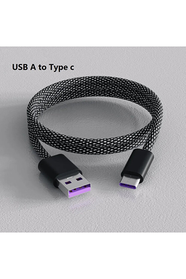 1m USB A TO Type C 100W Magnetic USB C to Type C Fast Charger Cable USB A to Type C Data Charging Wi
