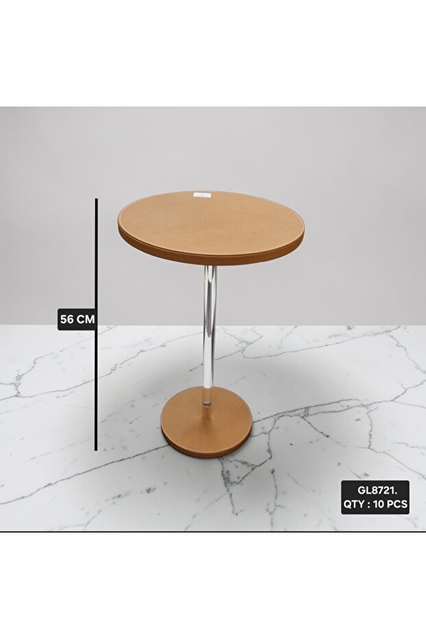 Brown Leather Table