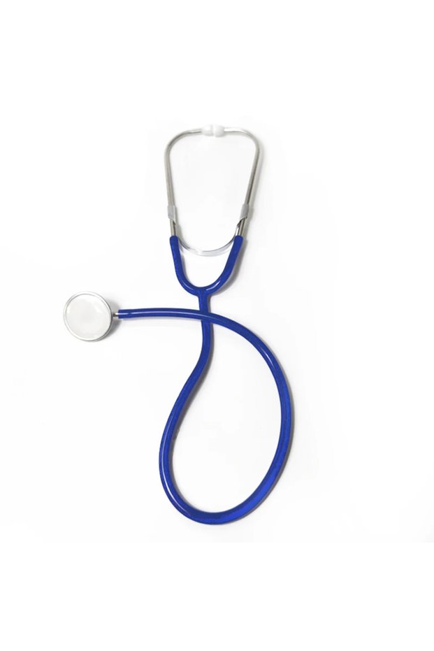royal blue Kids Stethoscope Toy Simulation Doctor's Toys Family Child Games Imitation Plastic Access