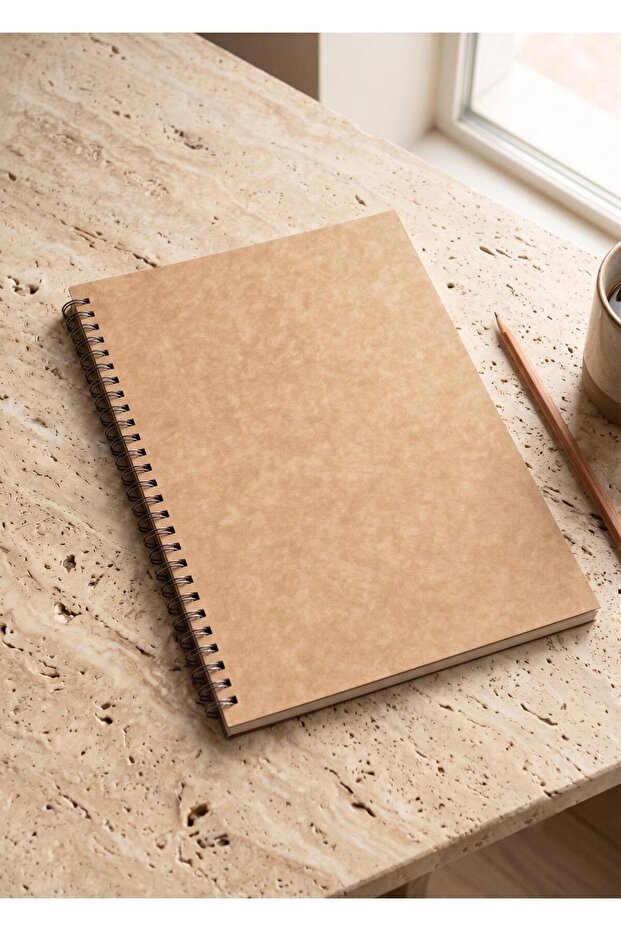 دفتر ملاحظات حلزوني مخطط B5 25 × 18 سم