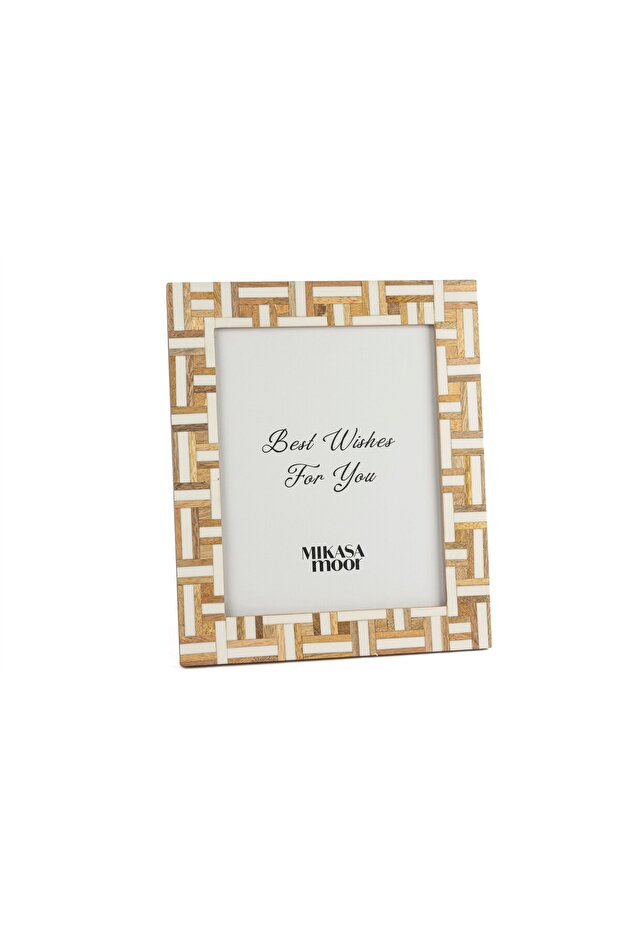 Wooden White Frame 32X27Cm