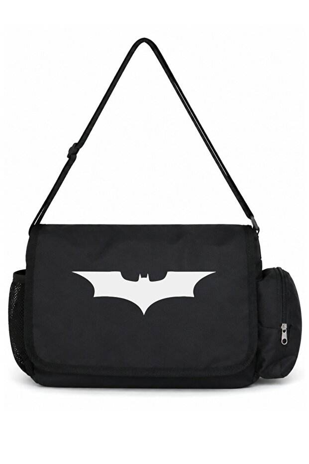 Batman Movie Hero Printed Unisex School, Sports, Office Multi-Purpose Messenger Bag