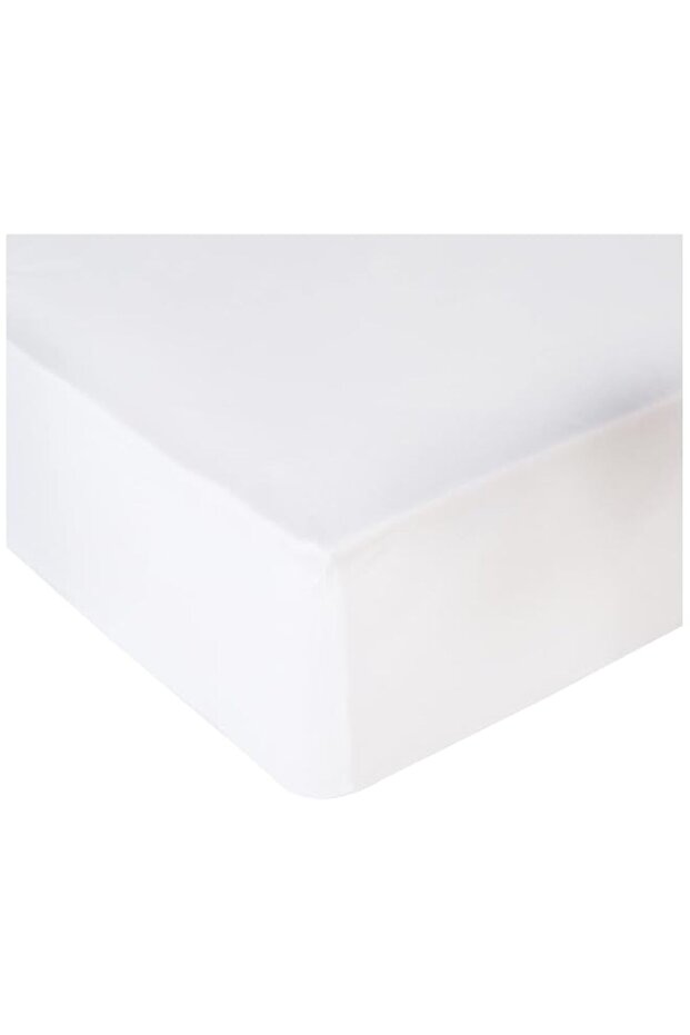 Hotel Linen Klub Morano White Single Fitted Sheet Set - 2 Piece Set