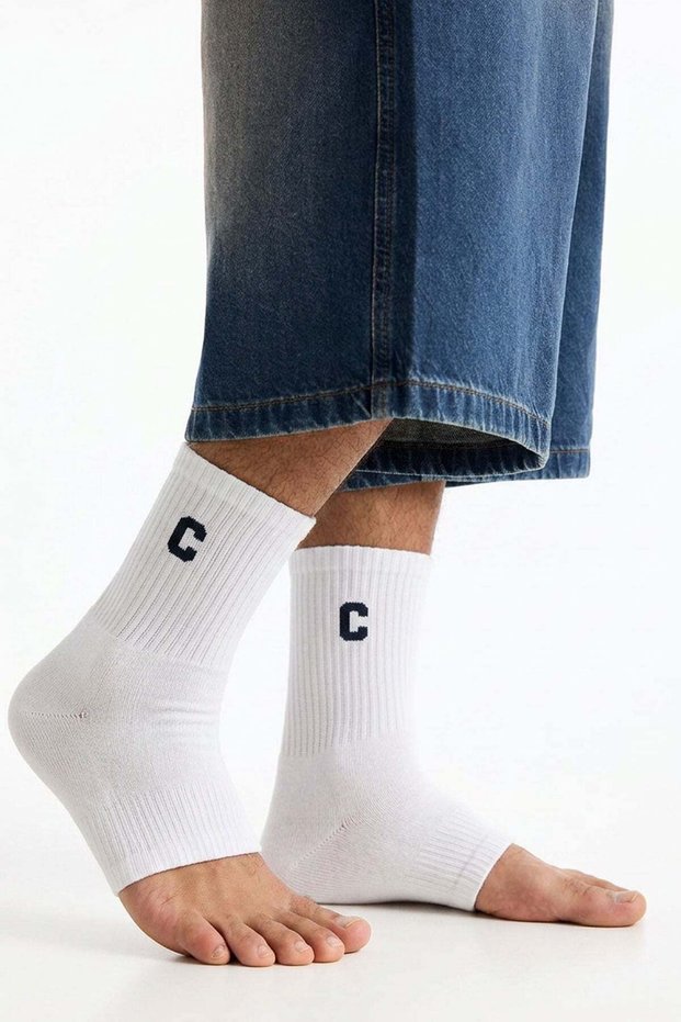 3 Pairs of Men's Toeless Towel Sole Socks – Open-Toed Socks for Sports and Daily Use