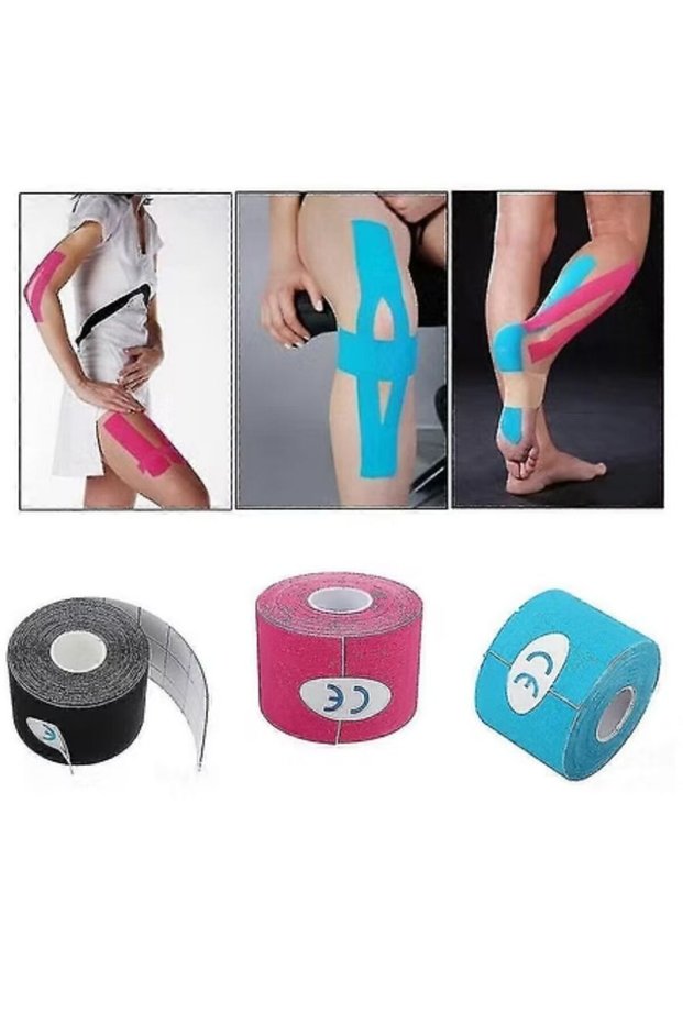 Kinesiology Tape 5cm X 5m Flexible Muscle and Joint Support Tape Physical Therapy Sports Tape