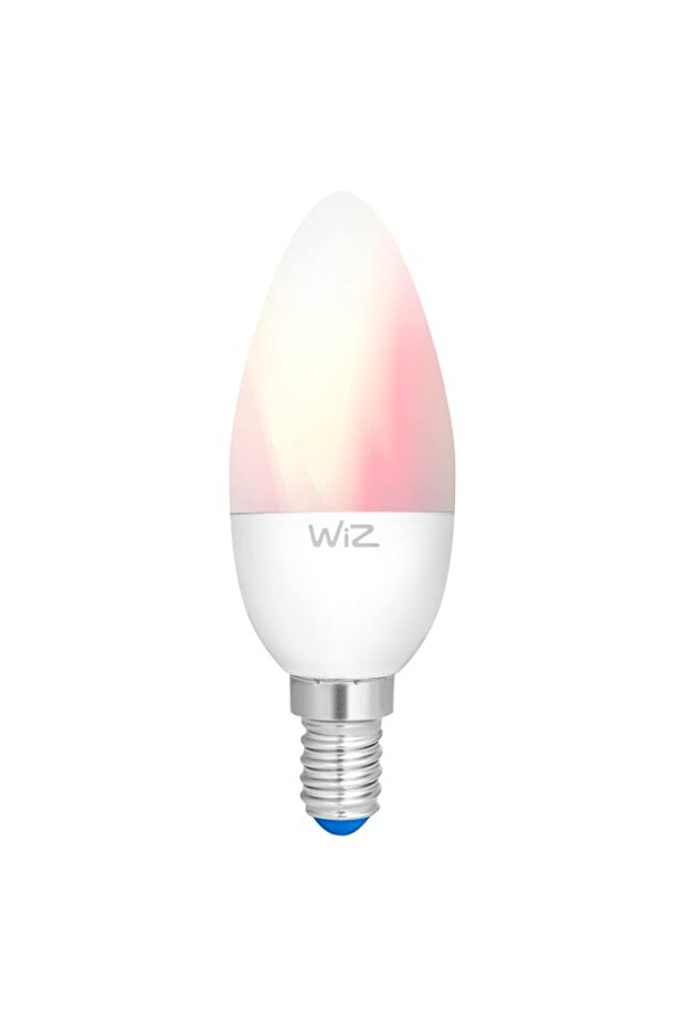 REV WiZ Smart Wi-Fi LED Candle B35 E14 (16 Million Colors + Warm White/Neutral White/White + Dimmable + Pre-set modes) (Compatible with Alexa and Google Assistant)