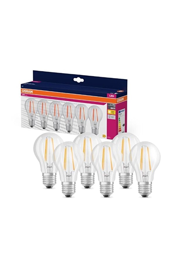 OSRAM 6 Pack 60W 2700K Classic Bulb LED Bulbs