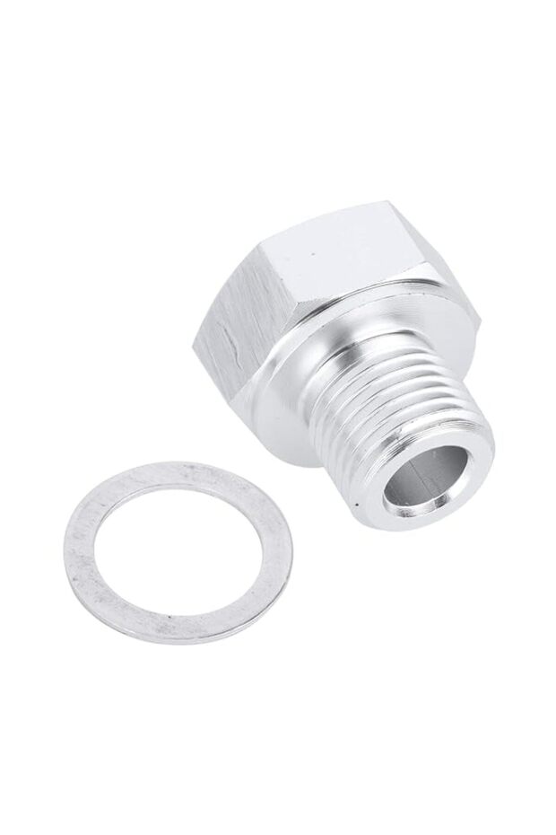 NPT Fitting Adapter Clear Threads Tight Connection Precision Machined Auto Accessory
